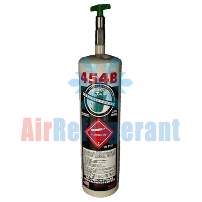 R454B Refrigerant 2.0lb (0.9kg) – For Personal Home Air Conditioning, Easy to Use