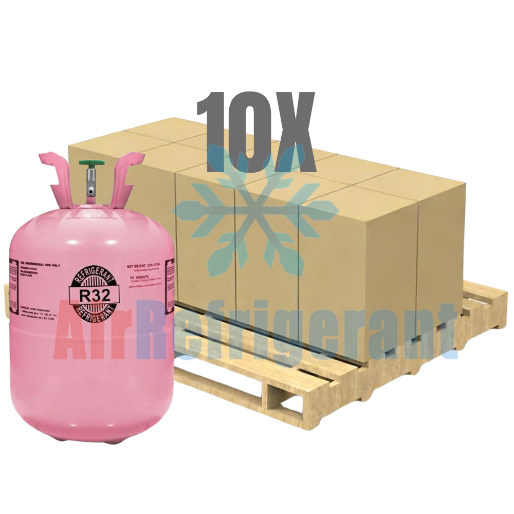 Wholesale R32 Refrigerant – 20lb Cylinders for Home AC & Heat Pumps (10 Cylinders / 200lb Total)