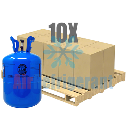 Wholesale R422B Refrigerant – 25lb Cylinders for Universal R22 Replacement in Commercial Systems (10 Cylinders / 250lb Total)