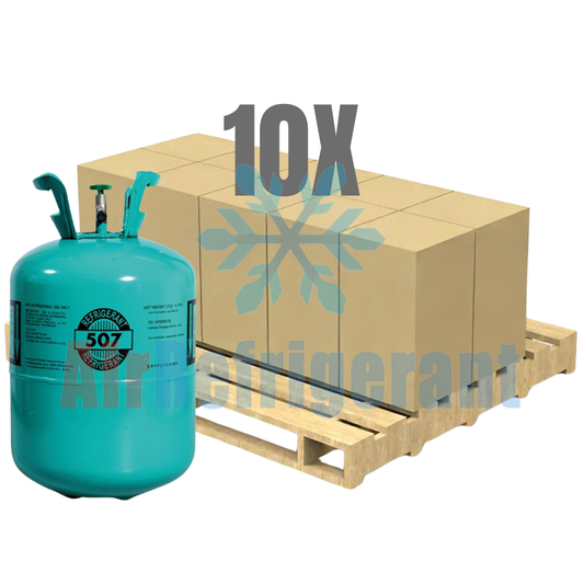 Wholesale R507 Refrigerant – 25lb Cylinders for Low-Temperature Commercial Refrigeration Systems (10 Cylinders / 250lb Total)