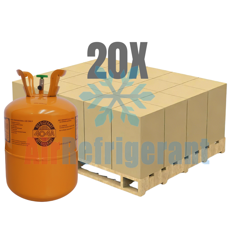 Wholesale R404A Refrigerant – 24lb Cylinders for Commercial Fridges & Freezers (20 Cylinders / 480lb Total)