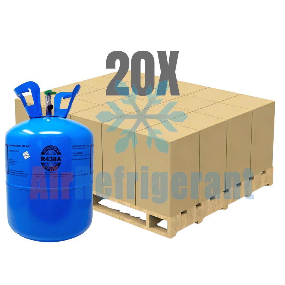 Wholesale R438A Refrigerant – 25lb Cylinders for For Older Home AC Units Replacing R22 (20 Cylinders / 500lb Total)