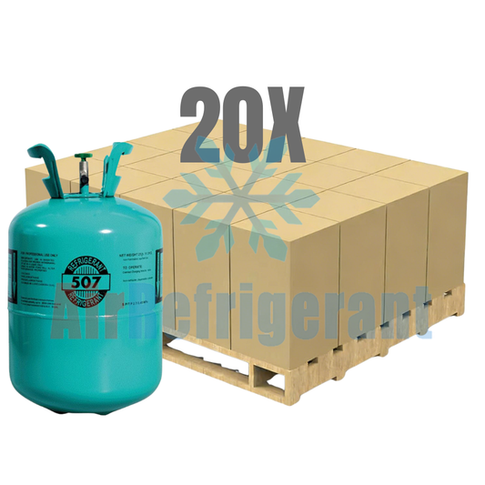 Wholesale R507 Refrigerant – 25lb Cylinders for Low-Temperature Commercial Refrigeration Systems (20 Cylinders / 500lb Total)