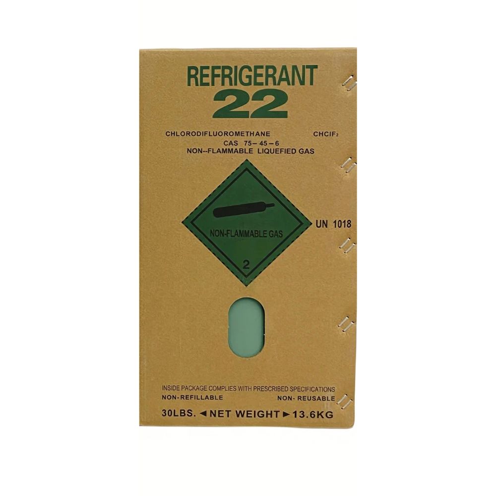 R22 Refrigerant 30lb Cylinder – 100% Virgin Gas, Factory Sealed, Free shipping