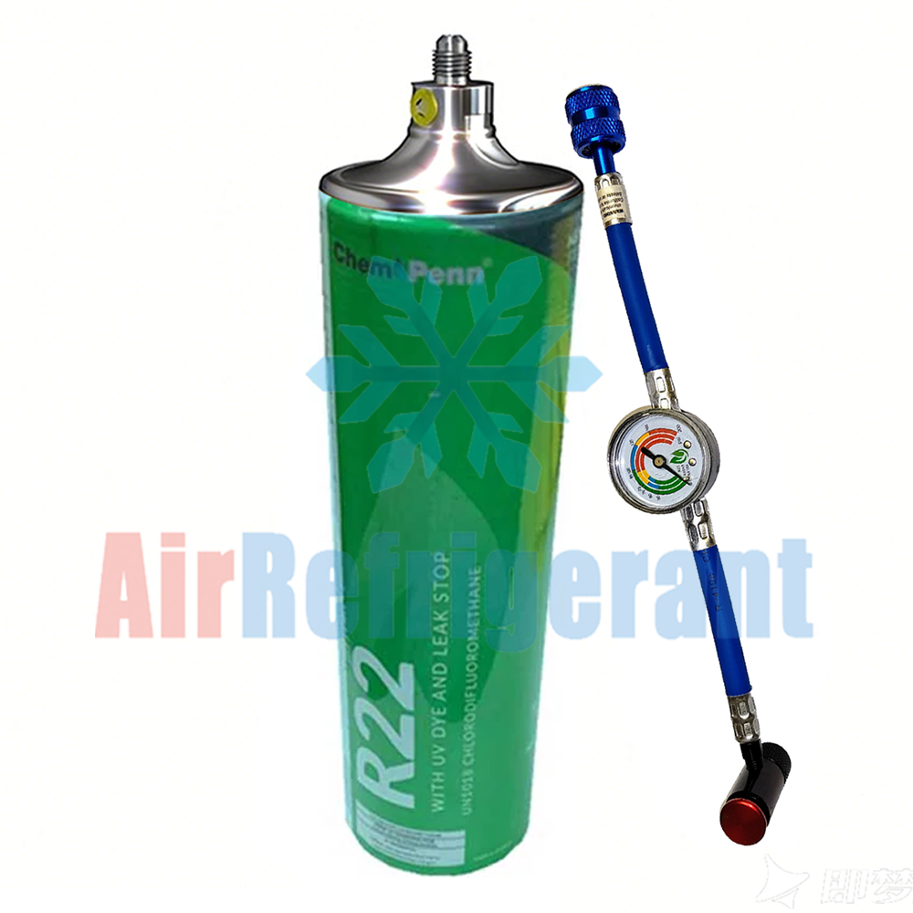 R22 Refrigerant 1.8lb (0.8kg) – For Personal Home AC Repair, Easy to Use