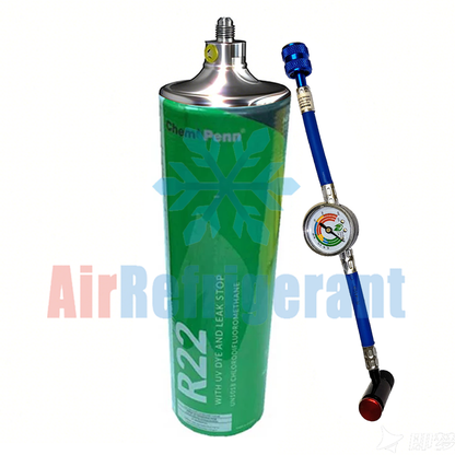 R22 Refrigerant 1.8lb (0.8kg) – For Personal Home AC Repair, Easy to Use