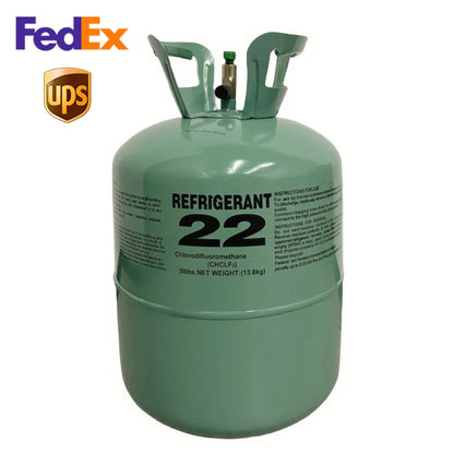 R22 Refrigerant 30lb Cylinder – 100% Virgin Gas, Factory Sealed, Free shipping