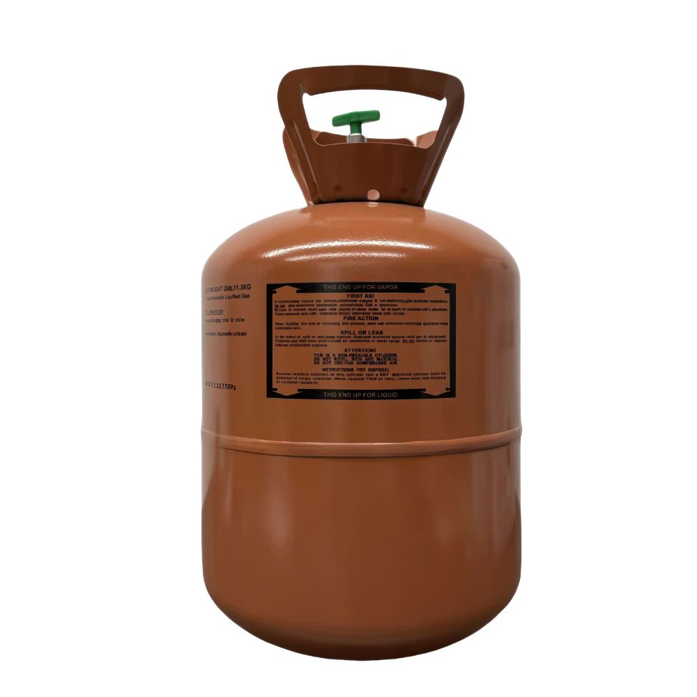 R407A Refrigerant 25lb Cylinder – 100% Virgin Gas, Factory Sealed, Free Shipping
