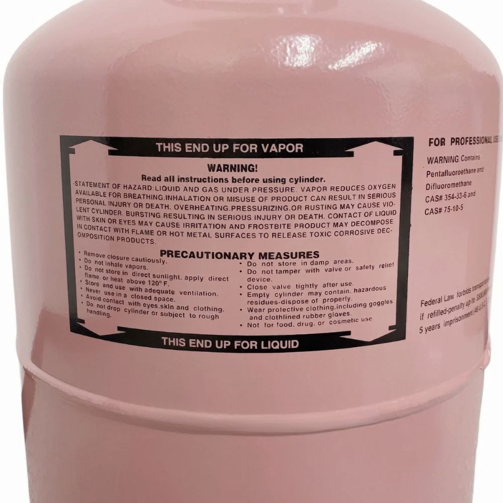 R410A Refrigerant 25lb Cylinder – 100% Virgin Gas, Factory Sealed, Free Shipping