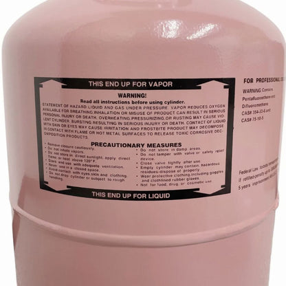 R410A Refrigerant 25lb Cylinder – 100% Virgin Gas, Factory Sealed, Free Shipping