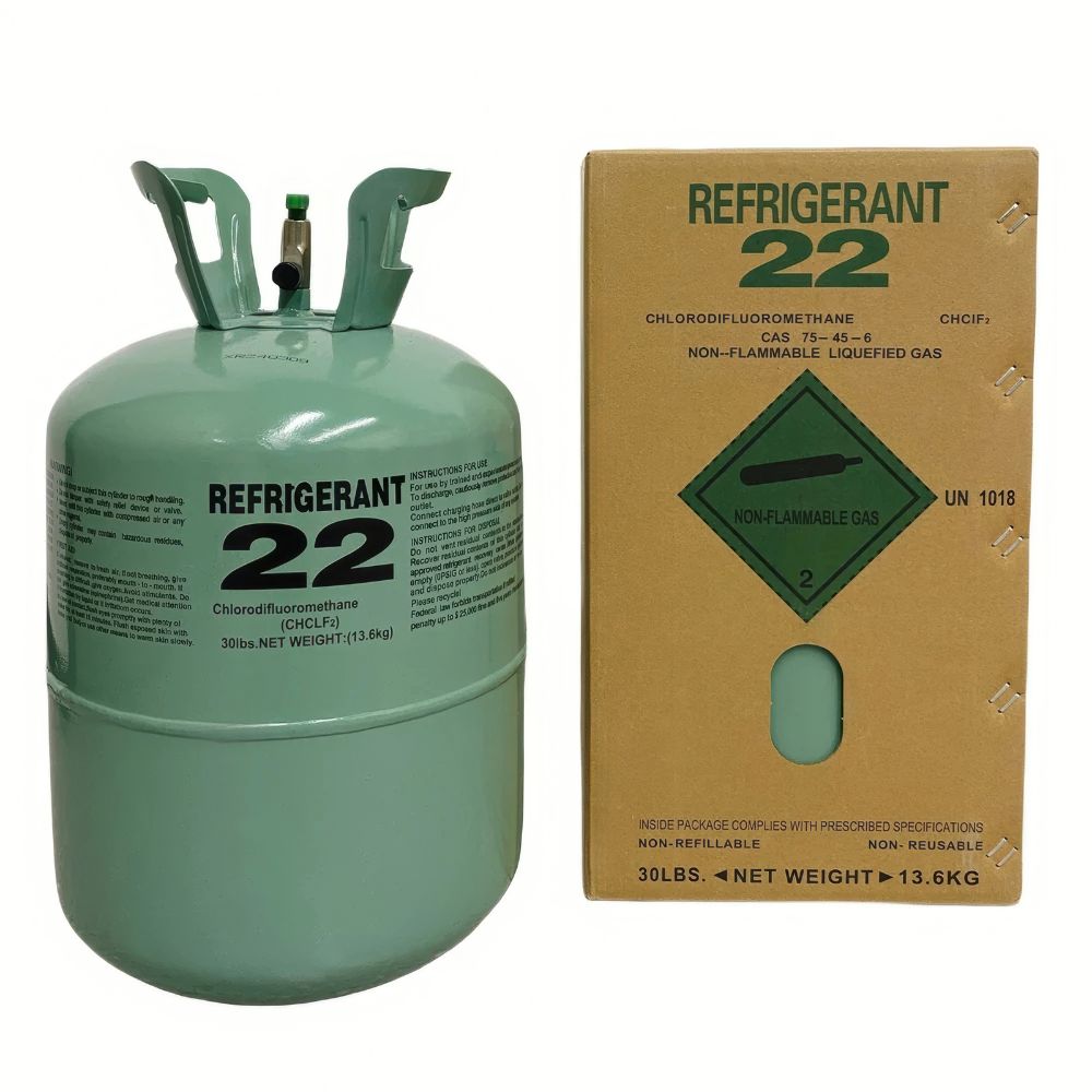 R22 Refrigerant 30lb Cylinder – 100% Virgin Gas, Factory Sealed, Free shipping