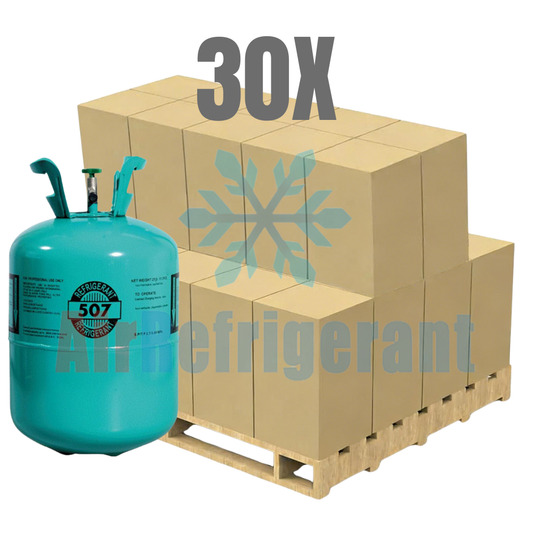 Wholesale R507 Refrigerant – 25lb Cylinders for Low-Temperature Commercial Refrigeration Systems (30 Cylinders / 750lb Total)