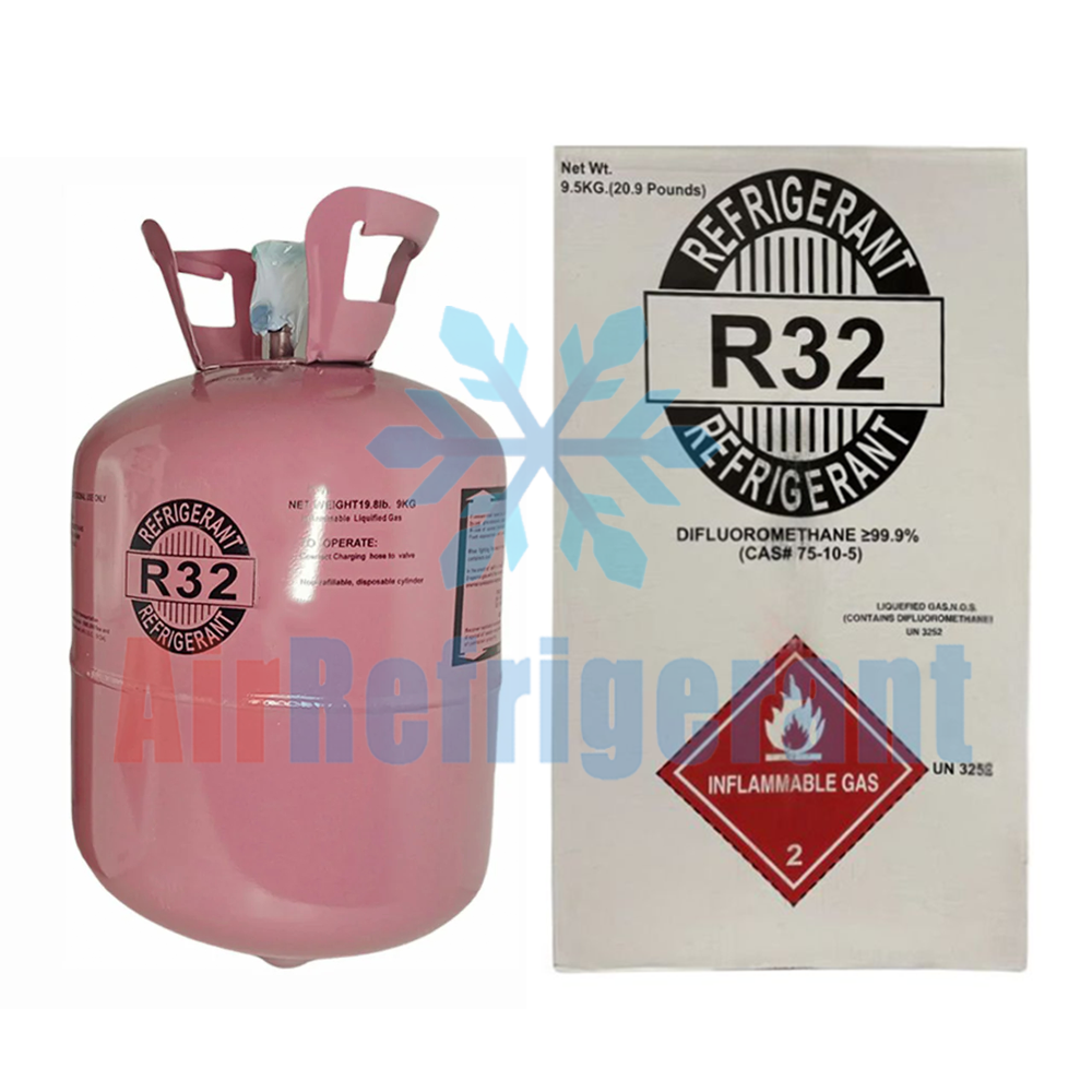 R32 Refrigerant 20lb (9.5kg) – For Home AC & Heat Pumps, Easy to Use