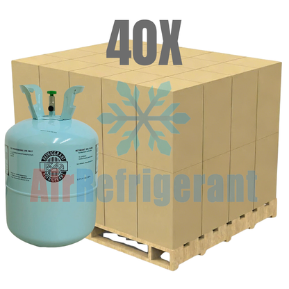 Wholesale R134A Refrigerant – 30lb Cylinders for Car AC Repair (40 Cylinders / 1200lb Total)