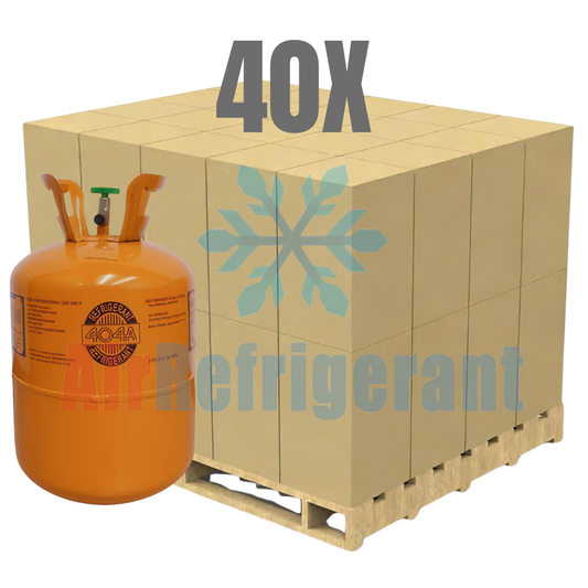 Wholesale R404A Refrigerant – 24lb Cylinders for Commercial Fridges & Freezers (40 Cylinders / 960lb Total)