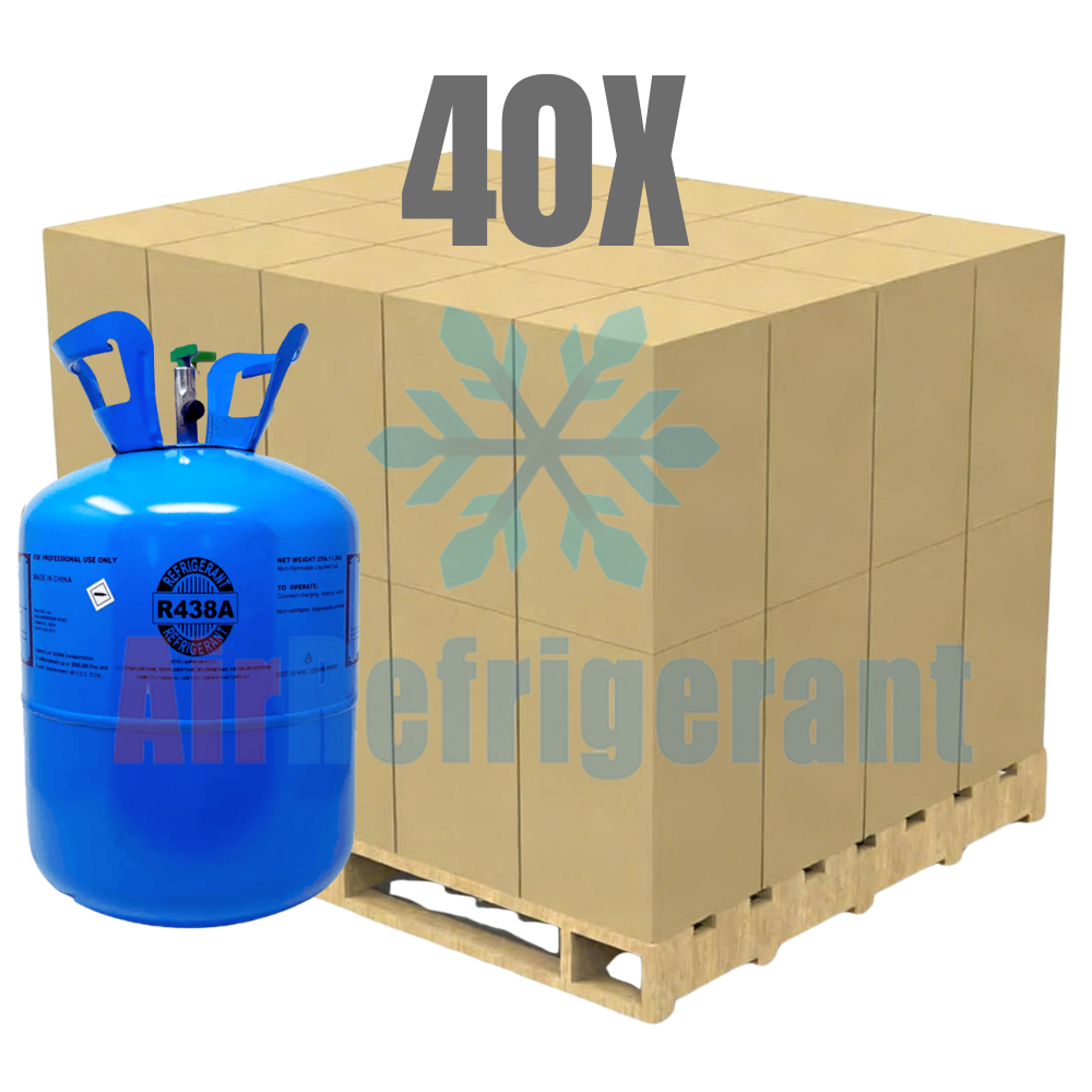Wholesale R438A Refrigerant – 25lb Cylinders for For Older Home AC Units Replacing R22 (40 Cylinders / 1000lb Total)