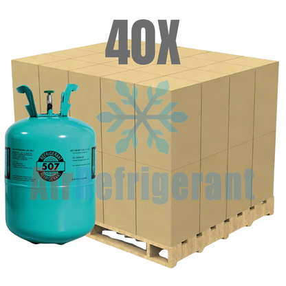 Wholesale R507 Refrigerant – 25lb Cylinders for Low-Temperature Commercial Refrigeration Systems (40 Cylinders / 1000lb Total)