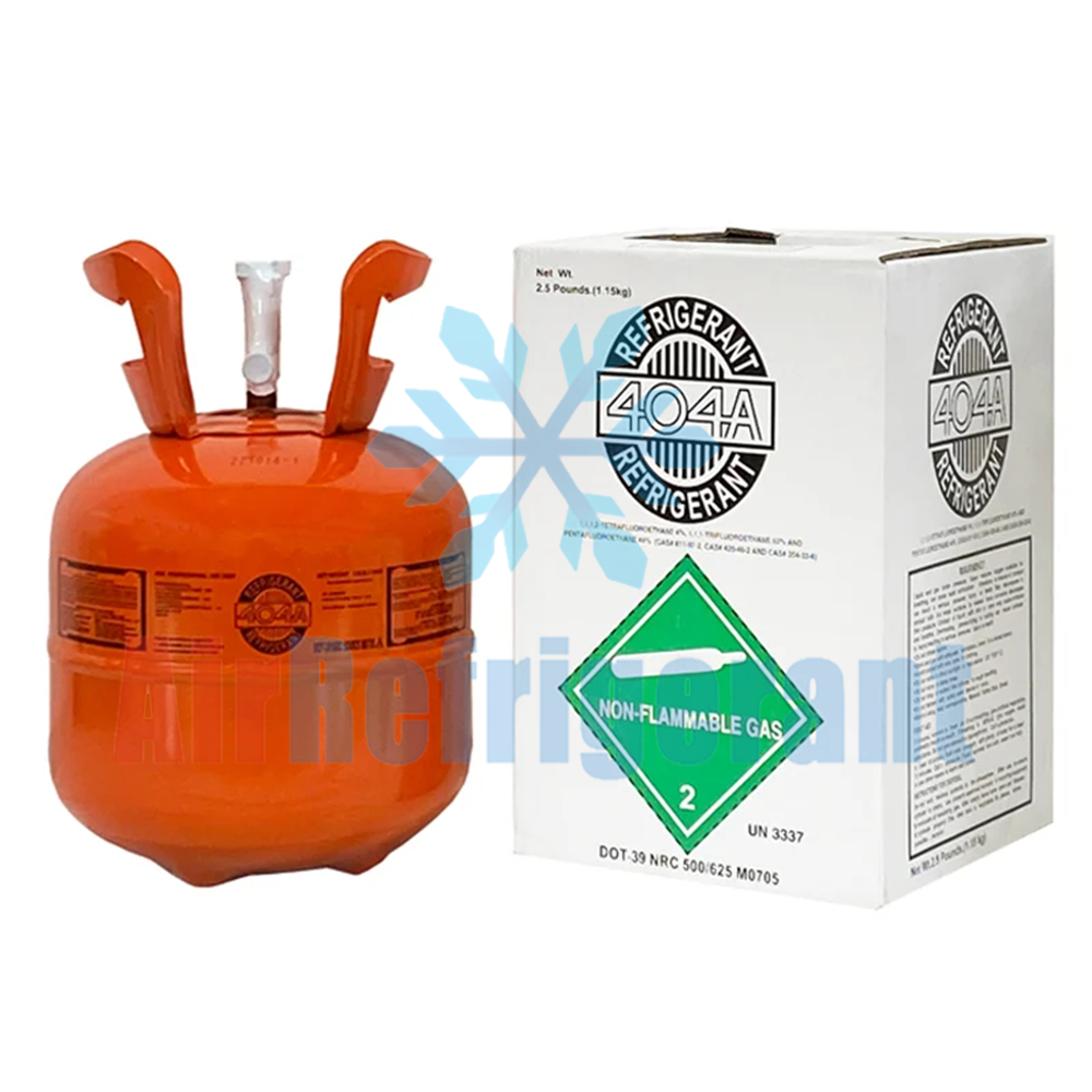 R404A Refrigerant 2.5lb (1.15kg) – For Commercial Fridges & Freezers, Easy to Use