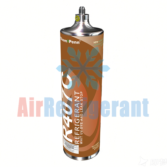 R407C Refrigerant 1.7lb (0.8kg) – For Older Home AC Units with Leak-Stop & UV Dye, Easy to Use