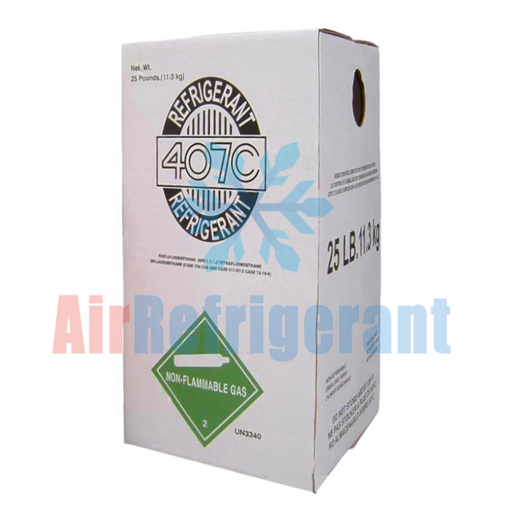 R407C Refrigerant 25lb (11.3kg) – For Retrofit Systems Replacing R22, Easy to Use
