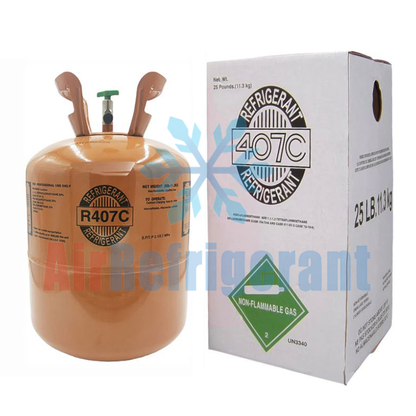 R407C Refrigerant 25lb (11.3kg) – For Retrofit Systems Replacing R22, Easy to Use