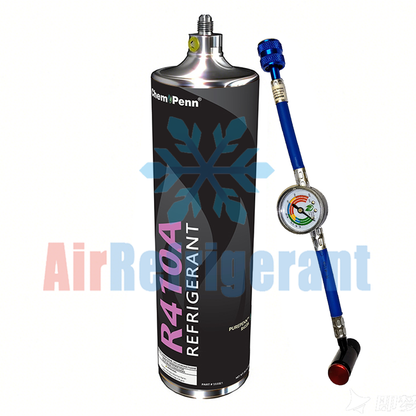 R410A Refrigerant 1.8lb (0.8kg) – For Personal Modern Home AC Systems with Disposable Can, Easy to Use
