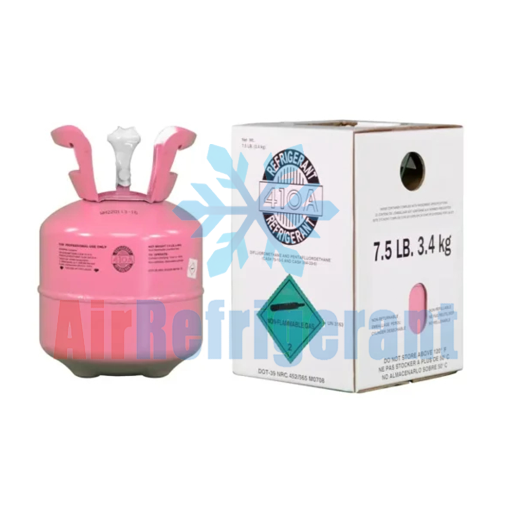 R410A Refrigerant 7.5lb (3.4kg) – For Home Air Conditioners & Heat Pumps, Easy to Use