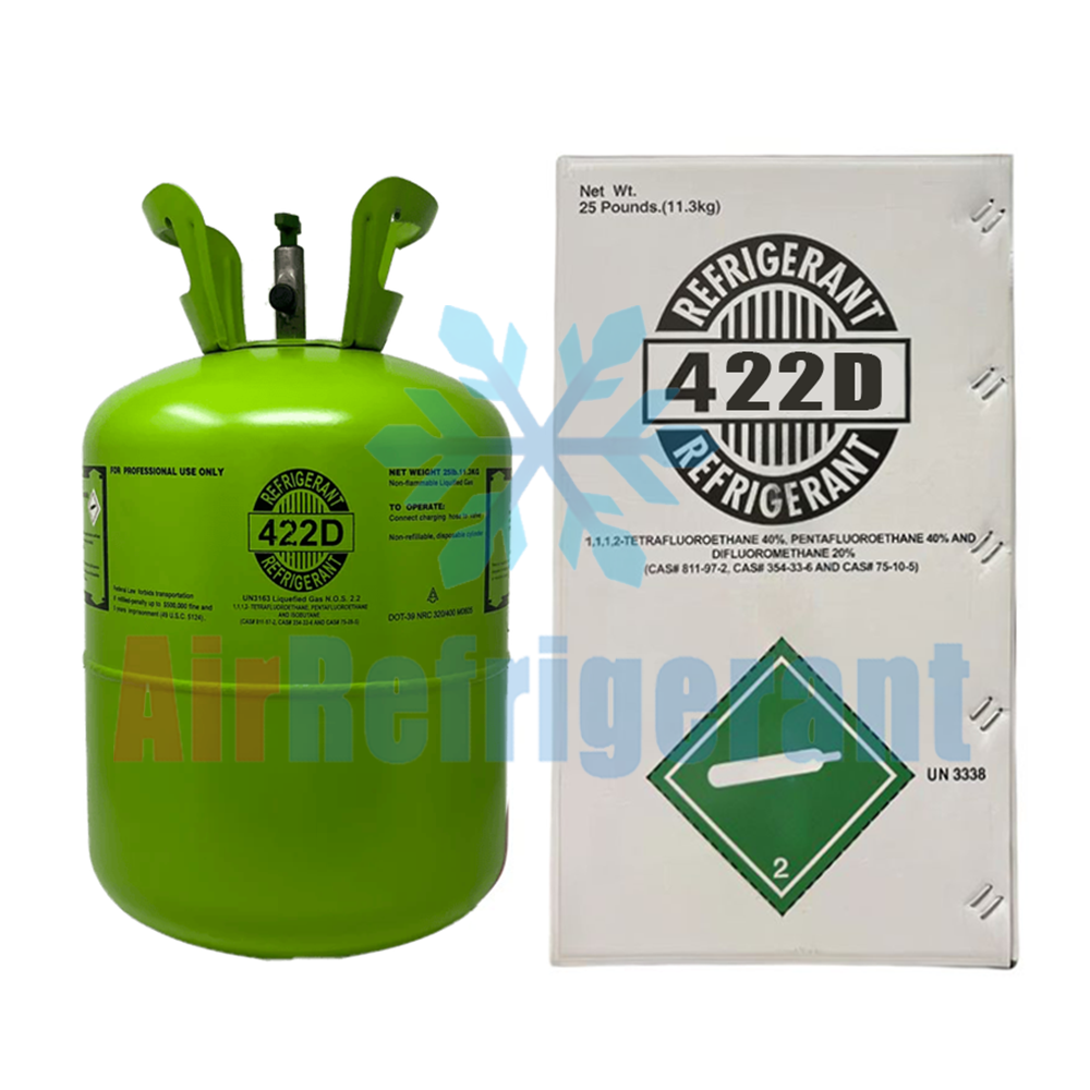 R422D Refrigerant 25lb (11.3kg) – For Commercial Refrigeration Systems Replacing R22, Easy to Use