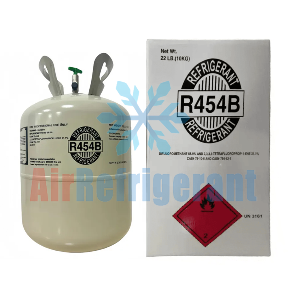 R454B Refrigerant 20.9lb (9.5kg) – For Modern Home AC & Heat Pumps, Easy to Use
