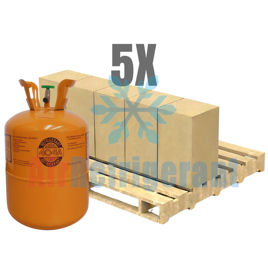 Wholesale R404A Refrigerant – 24lb Cylinders for Commercial Fridges & Freezers (5 Cylinders / 120lb Total)