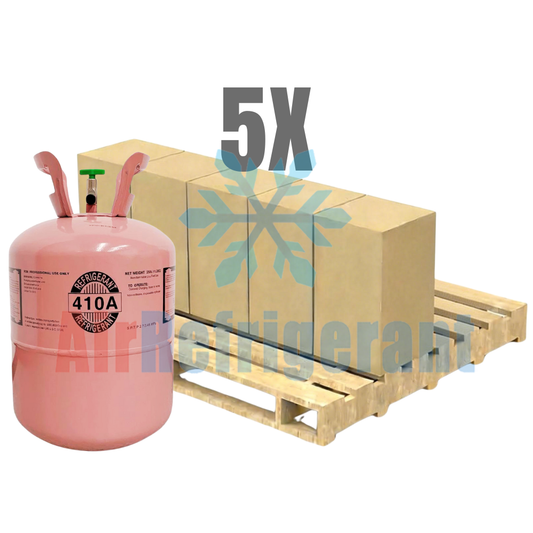 Wholesale R410A Refrigerant – 25lb Cylinders for Home Air Conditioners & Heat Pumps (5 Cylinders / 125lb Total)