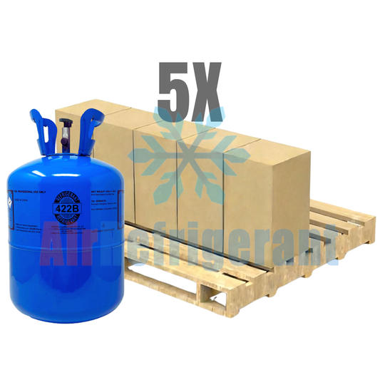 Wholesale R422B Refrigerant – 25lb Cylinders for Universal R22 Replacement in Commercial Systems (5 Cylinders / 125lb Total)