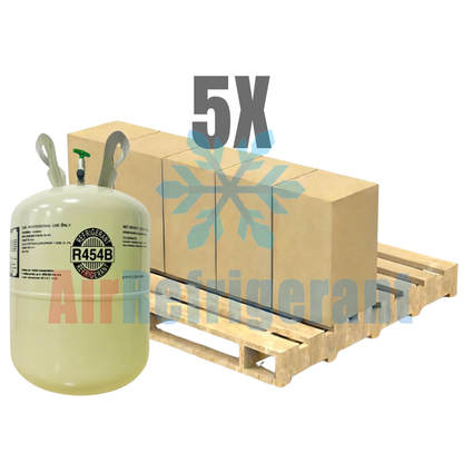 Wholesale R454B Refrigerant – 20lb Cylinders for Modern Home AC & Heat Pumps (5 Cylinders / 100lb Total)