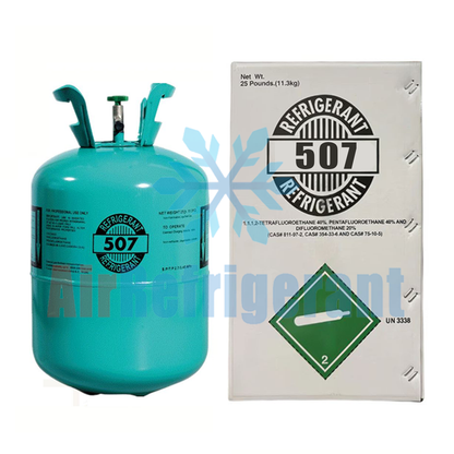 R507 Refrigerant 25lb (11.3kg) – For Low-Temperature Commercial Refrigeration Systems, Easy to Use