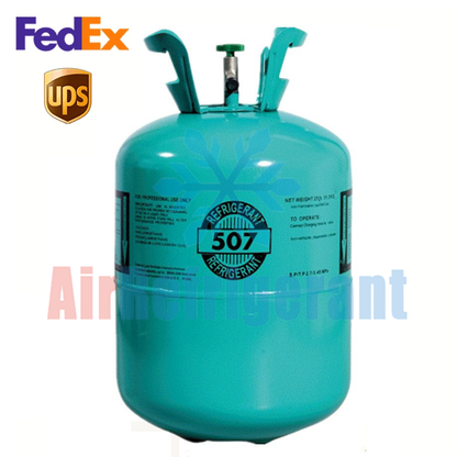 R507 Refrigerant 25lb (11.3kg) – For Low-Temperature Commercial Refrigeration Systems, Easy to Use