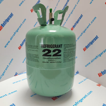 R22 Refrigerant 30lb (13.6kg) – Factory Sealed, U.S. Stock
