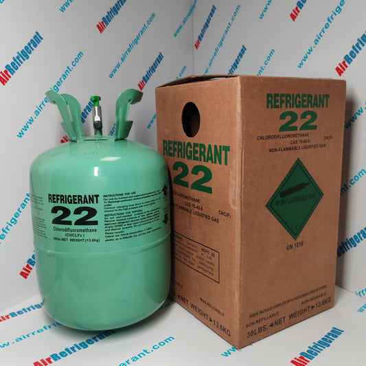 R22 Refrigerant 30lb (13.6kg) – For Older Home AC Units, Easy to Use