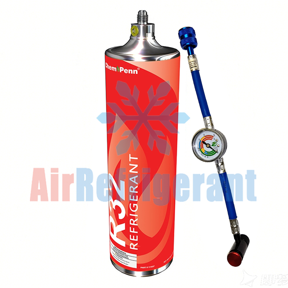 R32 Refrigerant 1.8lb (0.8kg) – For Personal Modern Home AC Systems with Disposable Can, Easy to Use