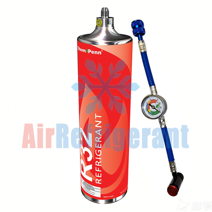 R32 Refrigerant 1.8lb (0.8kg) – For Personal Modern Home AC Systems with Disposable Can, Easy to Use