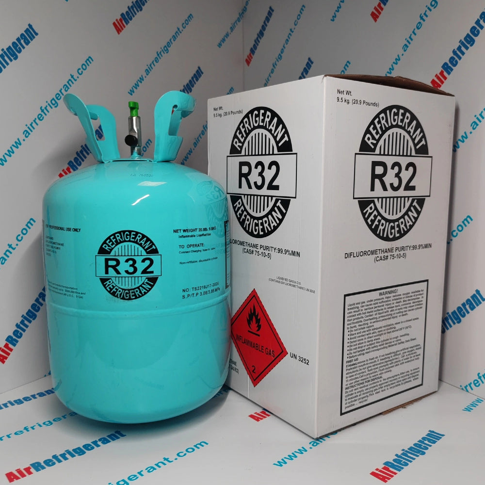 R32 Refrigerant 20lb (9.5kg) – For Home AC & Heat Pumps, Easy to Use