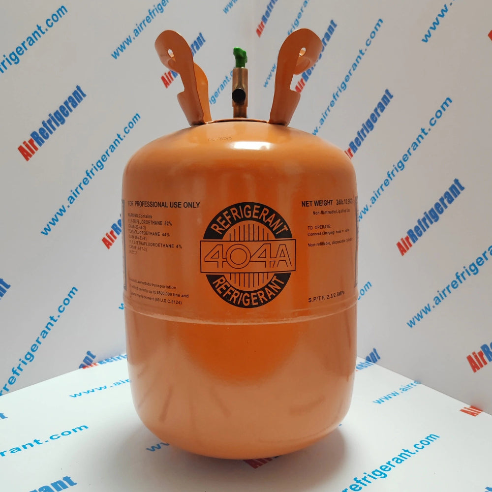 R404A Refrigerant 24 lb (10.9 kg) Tank, High Purity for Commercial Refrigeration