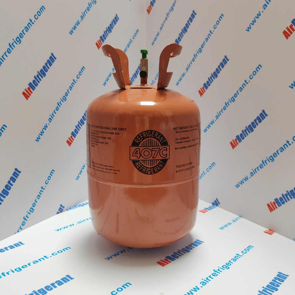 R407C Refrigerant 25lb (11.3kg) – For Retrofit Systems Replacing R22, Easy to Use