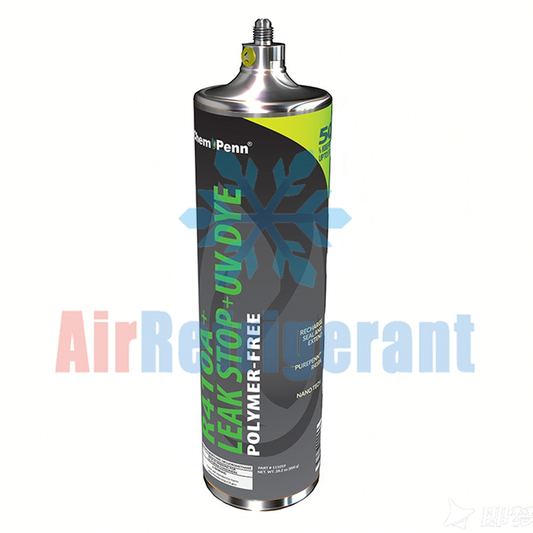 R410A Refrigerant 1.7lb (0.8kg) – For Personal Modern Home AC Systems with Leak-Stop & UV Dye, Easy to Use