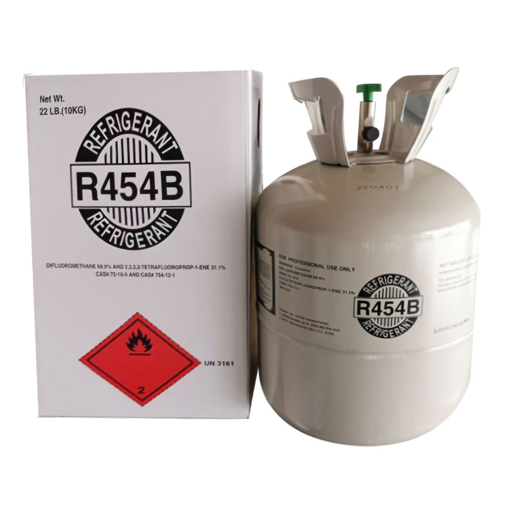 R454B Refrigerant 20.9lb Cylinder – 100% Virgin Gas, Factory Sealed, Free Shipping