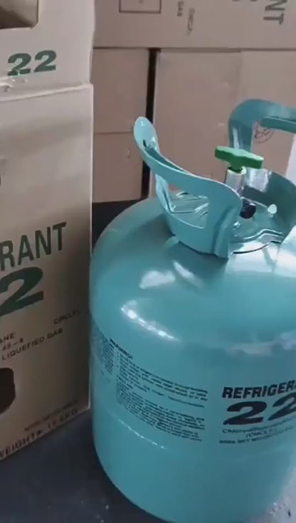 R22 Refrigerant 30lb Cylinder – 100% Virgin Gas, Factory Sealed, Free shipping