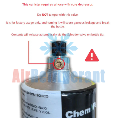 R22 Refrigerant 1.8lb (0.8kg) – For Personal Home AC Repair, Easy to Use
